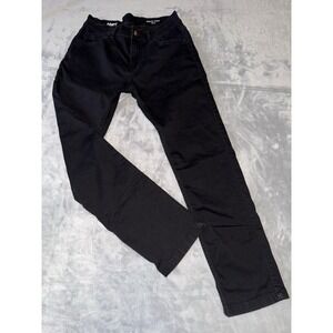 Mugsy Jeans Mens 31x30 Black‎ Squid Inks Stretch Denim Straight Leg Preppy